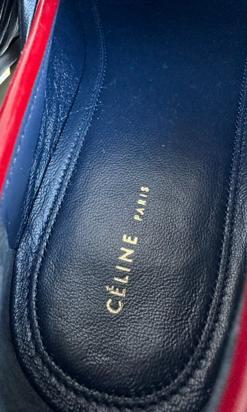 CELINE PARIS Patent Leather Loafers • 6