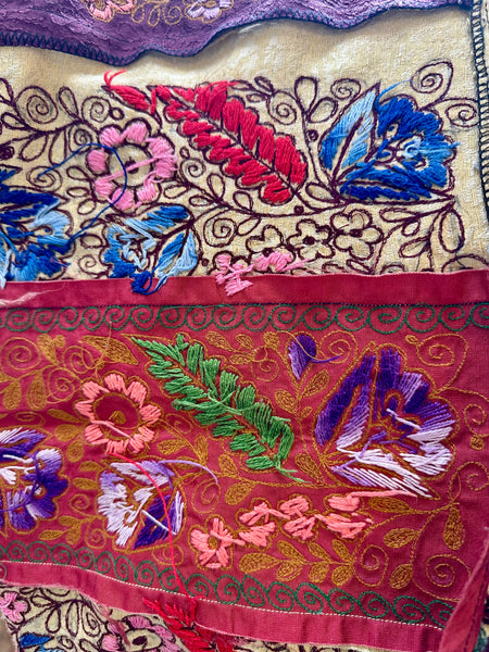PALESTINIAN THOBE 70s Kaftan Dress • Large