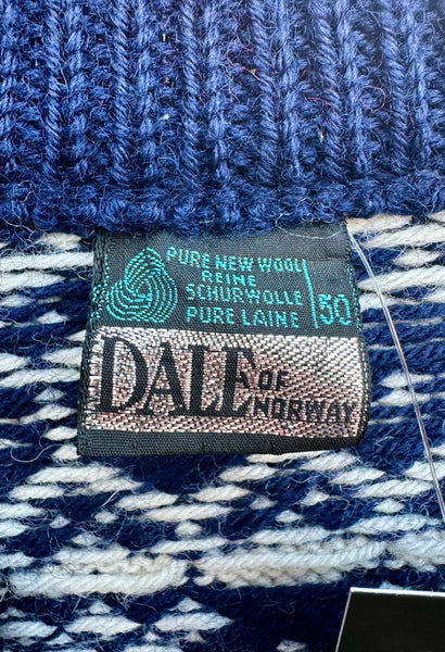 DALE OF NORWAY Wool 60s/70s Cardigan Sweater • Medium