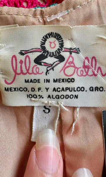 MEXICAN LILA BATH Vintage 70s Vest • Small