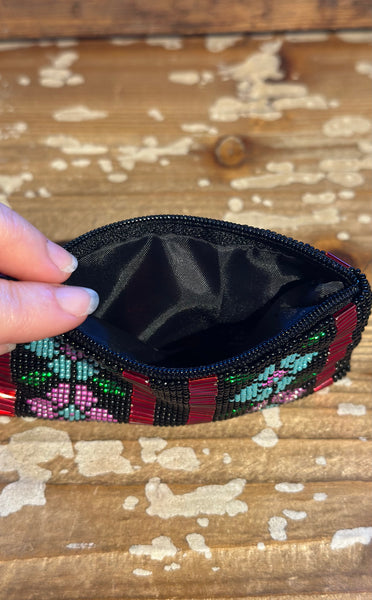 GUATEMALAN BEADED COIN PURSE
