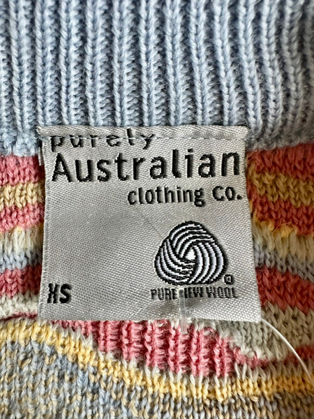 PURELY AUSTRALIAN Clothing Co Vintage 80s Knit Sweater • Med. to Lg.