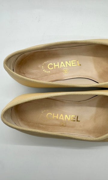 Y2K CHANEL BALLERINAS • Women's size US 6.5