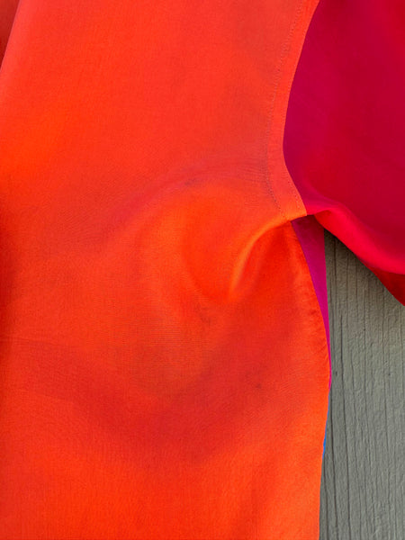 1980s BLAIR BOUTIQUE Vintage Silk Shirt • Small