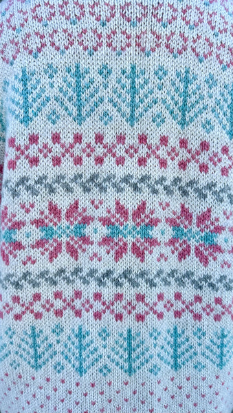 VINTAGE L.L. BEAN 80s/90s Wool Pastel Sweater • Med. to Lg.