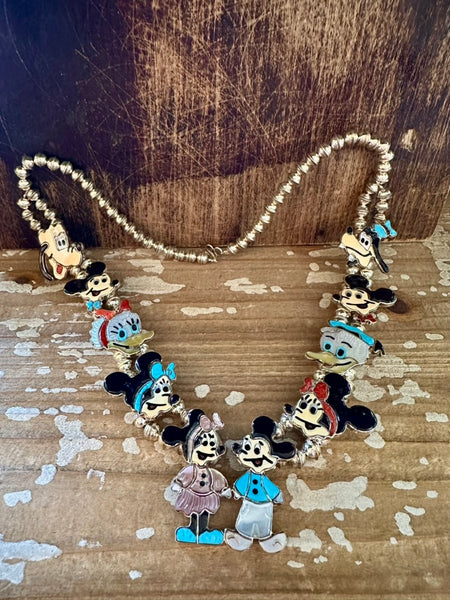 ZUNI TOONS Mickey and Friends Necklace