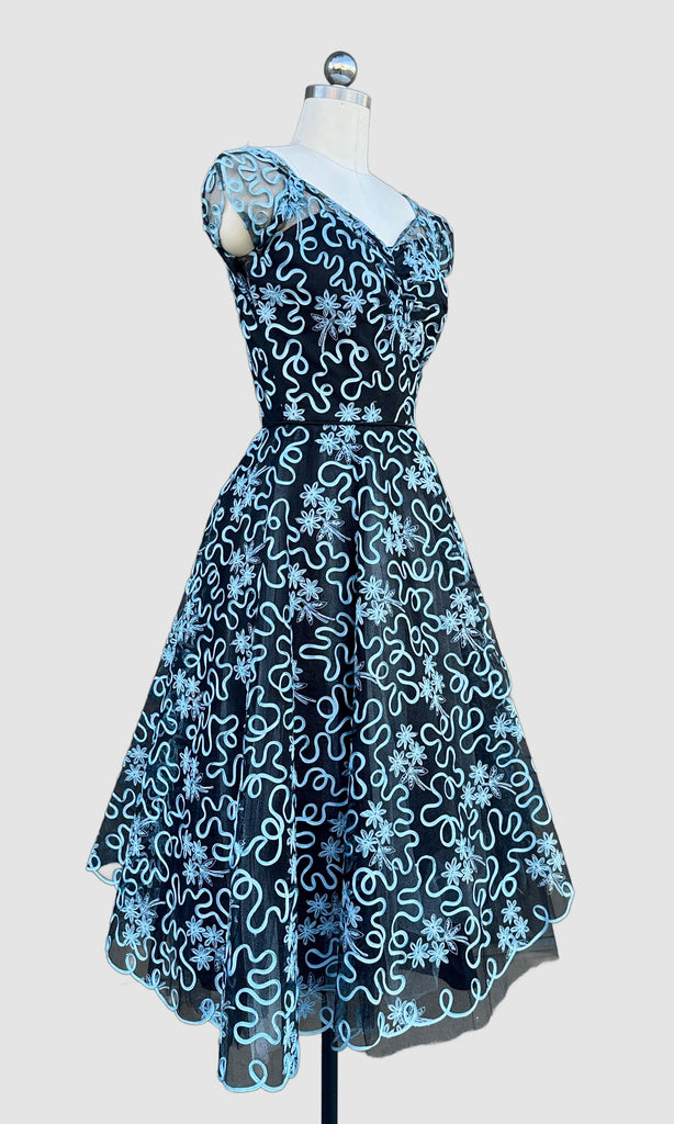 soutache cocktail dresses Soutache Sequin Sleeveless Cocktail Dress (Women)