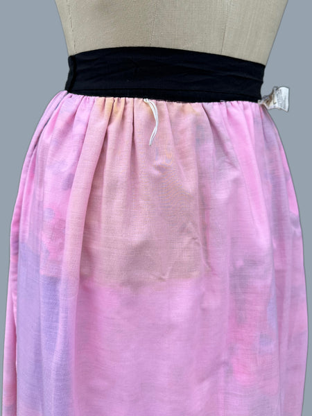 ALICE PATCHWORK 1970s Vintage Multi-Colored Wrap Skirt • Sm./Md.