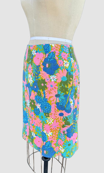 FRITZI 2 PIECE Vintage 60s Blazer and Skirt Set • Medium