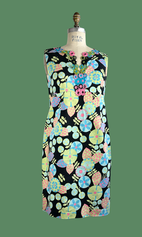 ANNA SUI 90s Flower Power Dress • Medium