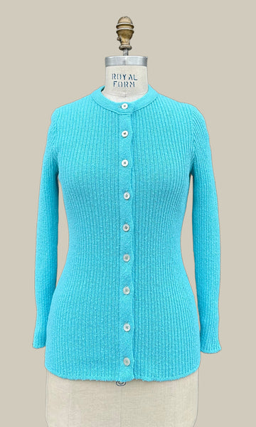 DALTON Vintage 70s Knit Dress & Sweater Set • Medium