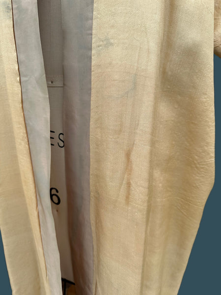 PASTEL PATCHWORK Vintage 30s Kimono Style Jacket As Is •  Med. to Lg.