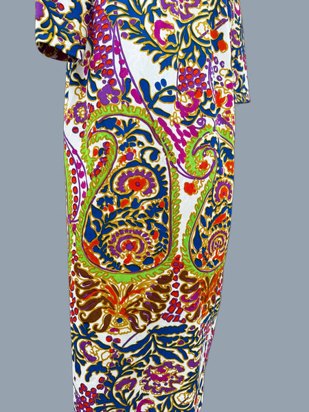 DON LUIS I.Magnin Vintage 70s Maxi Dress • X-Small