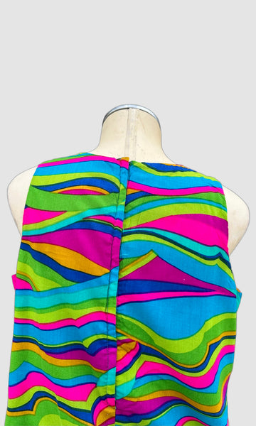FRITZI 2 PIECE Vintage 60s Blouse & Pant Set • Medium