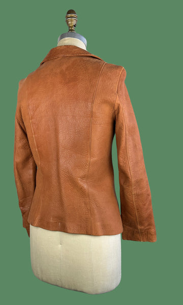 NORTH BEACH LEATHER  70s Hazelnut Jacket • X Small - Small