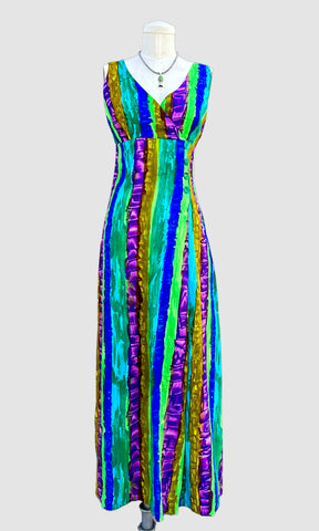 ISLAND CASUALS Vintage 60s Tiki Dress • Size Small