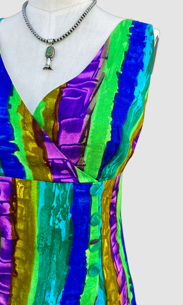 ISLAND CASUALS Vintage 60s Tiki Dress • Size Small