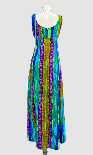 ISLAND CASUALS Vintage 60s Tiki Dress • Size Small