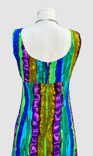 ISLAND CASUALS Vintage 60s Tiki Dress • Size Small