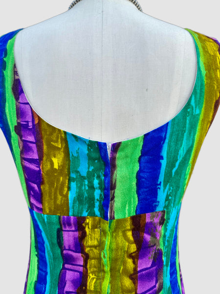 ISLAND CASUALS Vintage 60s Tiki Dress • Size Small