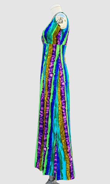 ISLAND CASUALS Vintage 60s Tiki Dress • Size Small