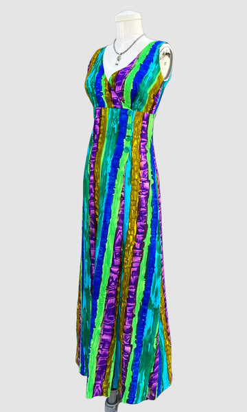 ISLAND CASUALS Vintage 60s Tiki Dress • Size Small