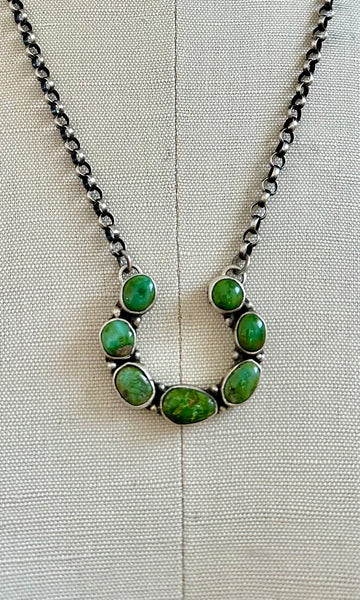 TURQUOISE HORSESHOE Necklace Pendant