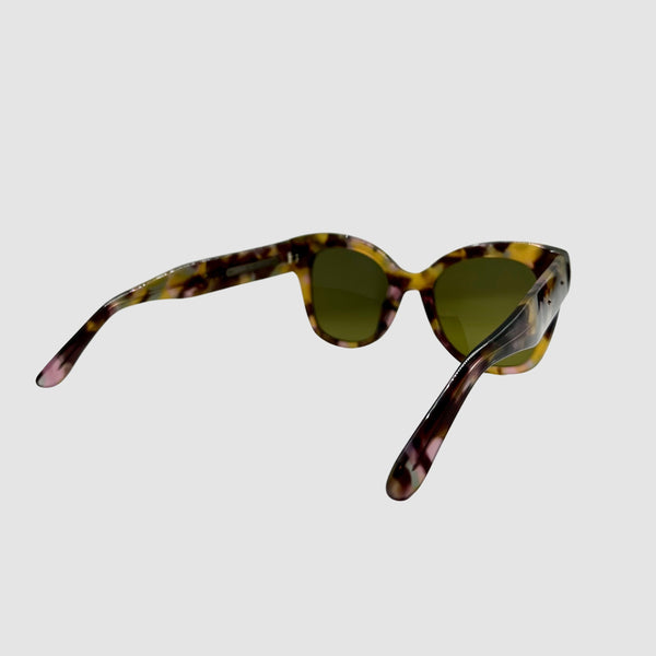 Bottega Veneta Tinted Sunglasses w/ Multi-Colored Tortoiseshell Frames