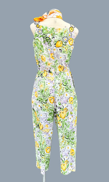 TINA LESER Vintage 50s Jumpsuit • Medium
