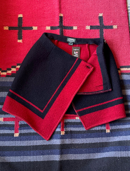 RALPH LAUREN COUNTRY 80s Southwestern Blanket Style Skirt • Small