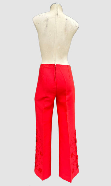 VINTAGE 60s/70s TWO PIECE Pant Set • Small