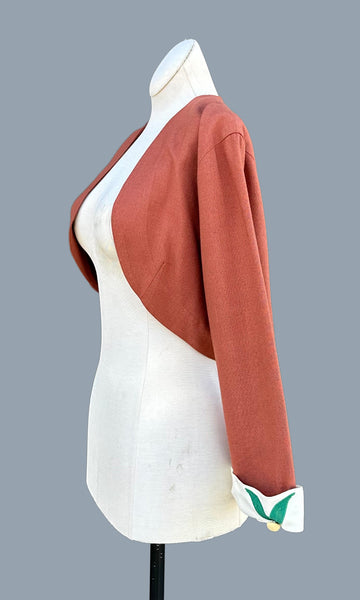 DARYL REG. 2 PIECE Vintage 50s Dress Set • Small