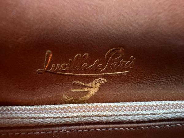 LUCILLE De PARIS 50s Alligator Handbag
