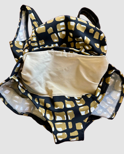 VINTAGE SEARS 60s One Piece Bathing Suit • Medium