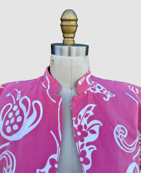 KAMEHAMEHA Vintage 80s Hawaiian Crop Top • Medium