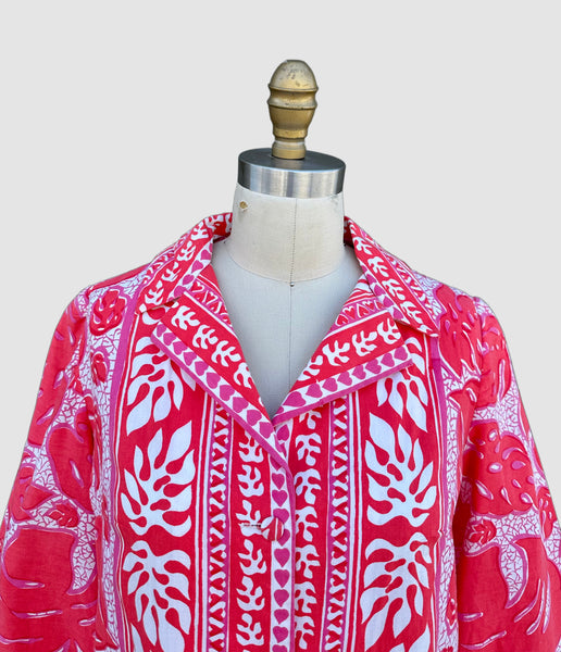 RUTH CLARAGE Vintage 60s Kingston Shirtdress • Small