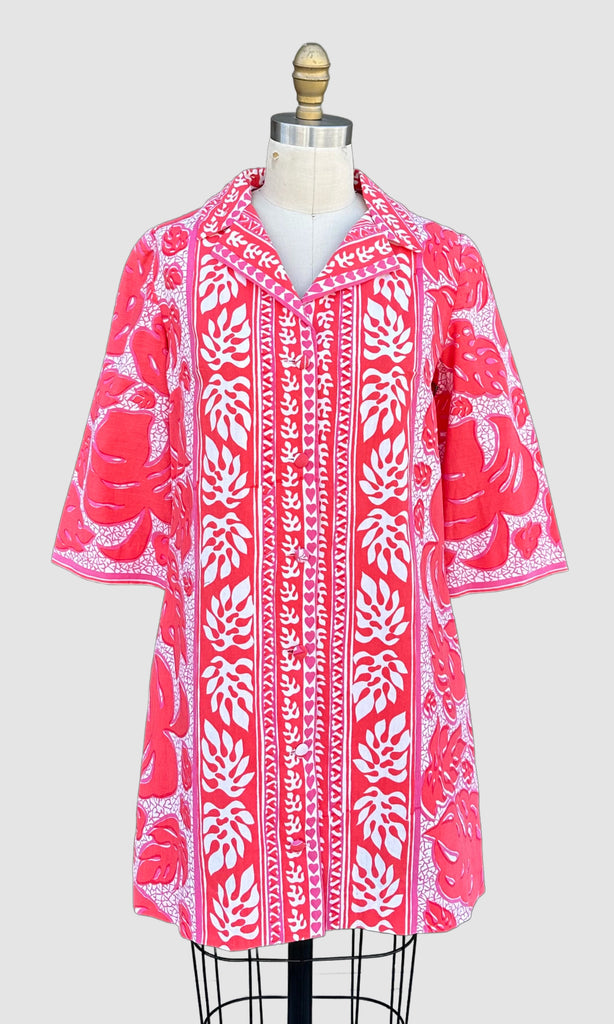 RUTH CLARAGE Vintage 60s Kingston Shirtdress • Small