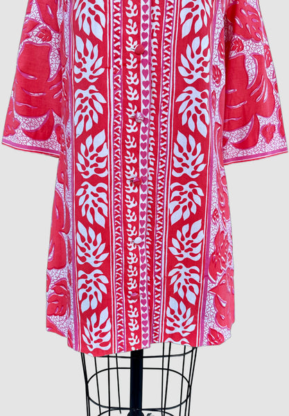 RUTH CLARAGE Vintage 60s Kingston Shirtdress • Small