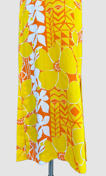 MCINERNY VINTAGE 60s Tiki Dress • Medium