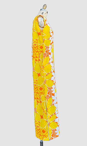 MCINERNY VINTAGE 60s Tiki Dress • Medium