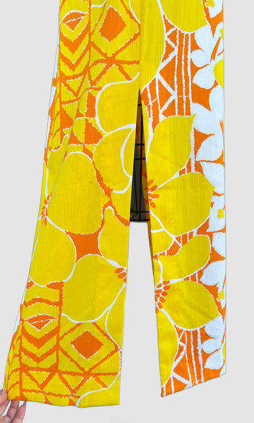 MCINERNY VINTAGE 60s Tiki Dress • Medium