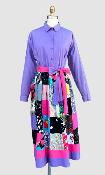 KRIST GUDNASON Vintage 70s Shirtdress • Medium