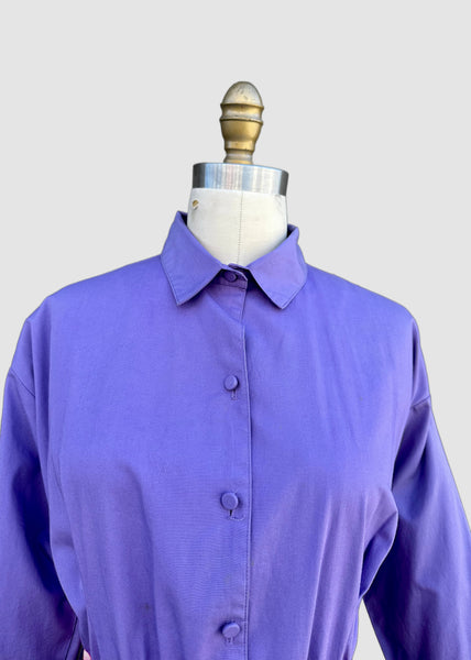 KRIST GUDNASON Vintage 70s Shirtdress • Medium