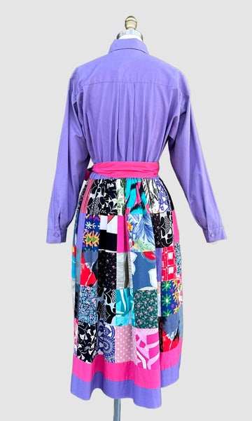 KRIST GUDNASON Vintage 70s Shirtdress • Medium