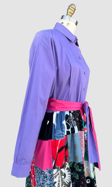 KRIST GUDNASON Vintage 70s Shirtdress • Medium