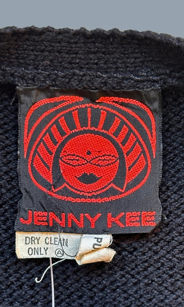 JENNY KEE 80s Uni Oz Sweater Vest • Med Large