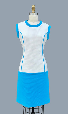 SPACE AGE Vintage 60s Mod Dress • Medium