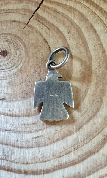 STAR THUNDERBIRD and Sterling Silver Dog Tag Tiny Charm
