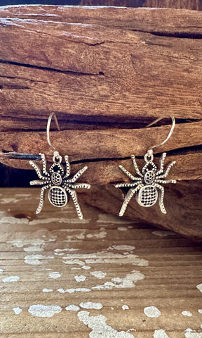 SPIDER CRAWL Sterling Silver Earrings