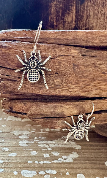 SPIDER CRAWL Sterling Silver Earrings